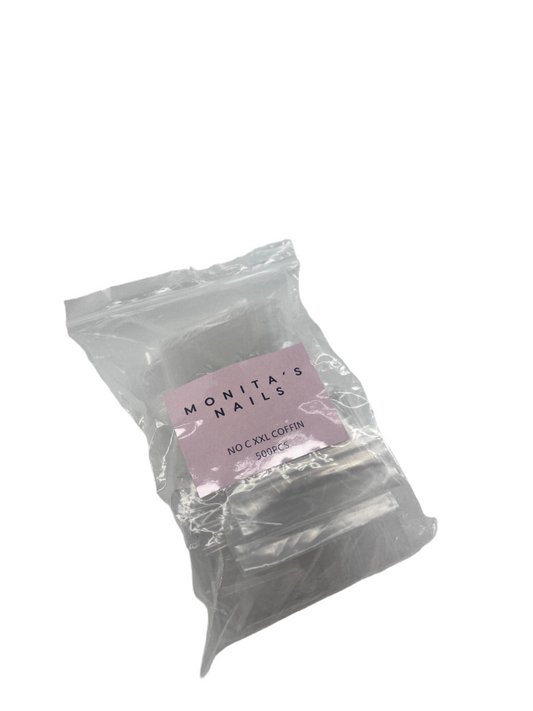 Nail Tips Refill Bag by Monita's Nails No C Curve